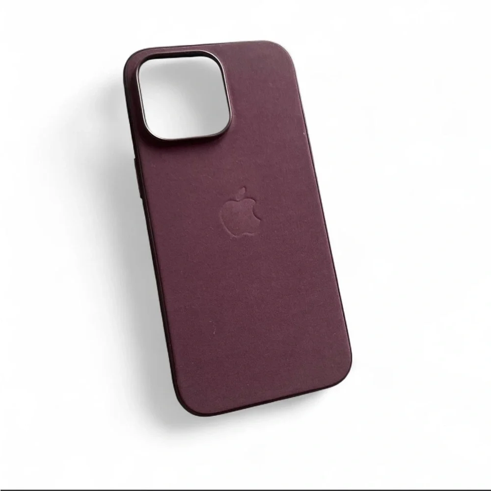 Apple iPhone 15 Pro Max MagSafe Leather Case Purple Free Shipping